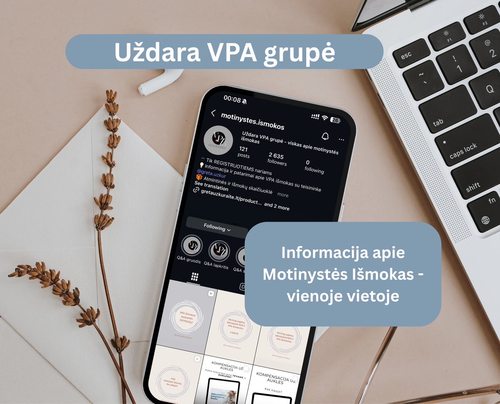 uzdara vpa grupe viskas apie motinystes ir vaiko prieziuros ismoksas